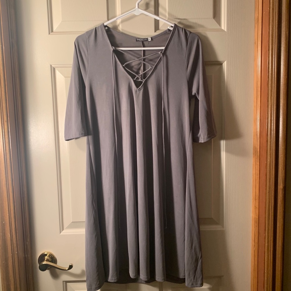 Gray dress
